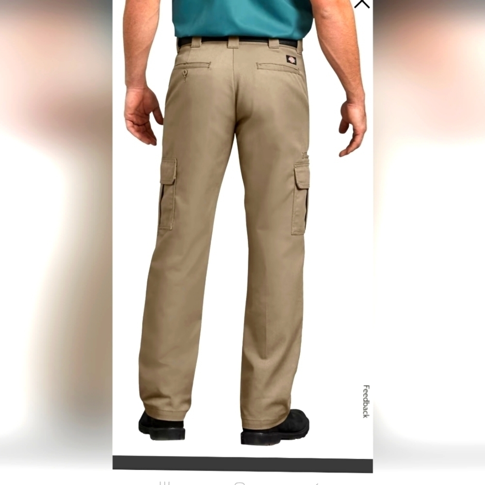 Dickies 40x32 Cargo Men's Pant Khaki NWOT